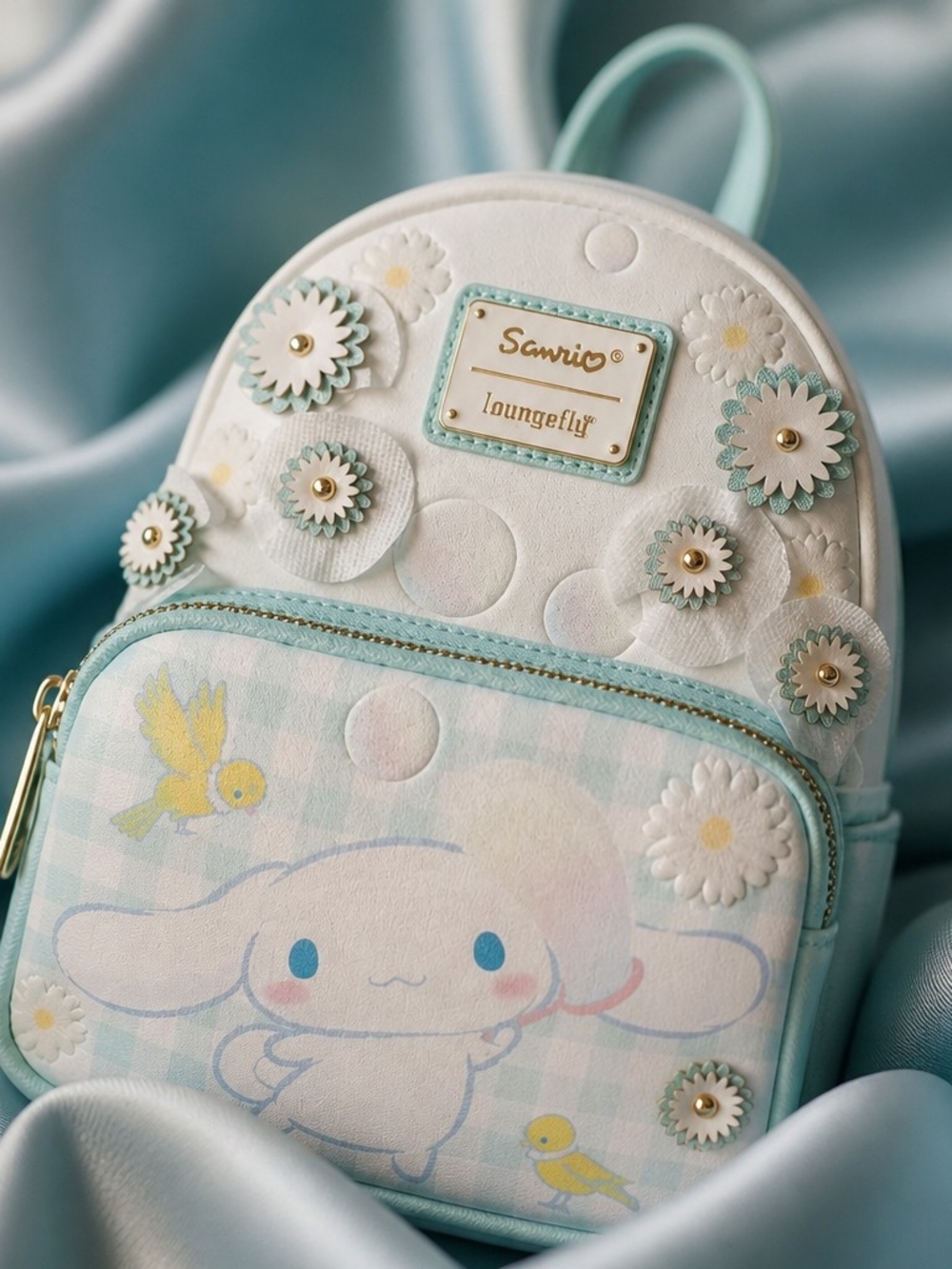 Loungefly Sanrio Cinnamoroll Floral Mini Backpack